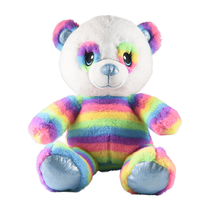 Felice panda arcobaleno (40 cm)